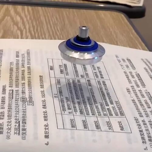 磁悬空浮陀螺反重力磁力解压神器黑科技创意摆件飞碟儿童益智玩具 - 图3
