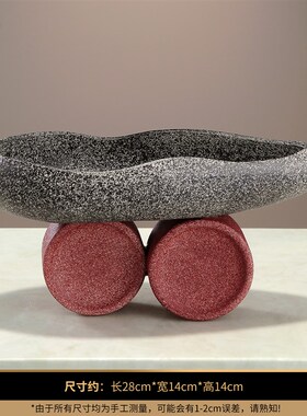 入户玄关细长竖高级n感花瓶摆件时来运转客厅壁龛意式中古陶瓷装