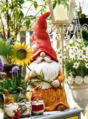 创意艺术摆件客厅玄关车内饰品园艺花园户外庭院花瓶装饰摆件精选