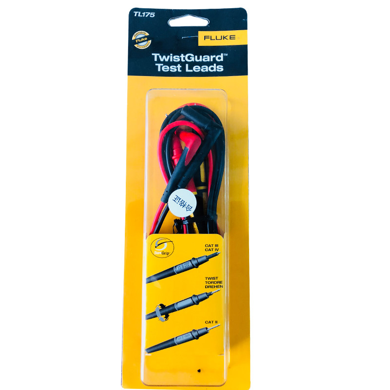 fluke万用表测试线替tl10鳄鱼夹 fluke惠尔全万用表