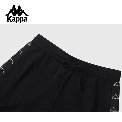 Kappa卡帕 运动裤男款春季潮流串标直筒裤宽松复古休闲卫裤长裤 - 图2
