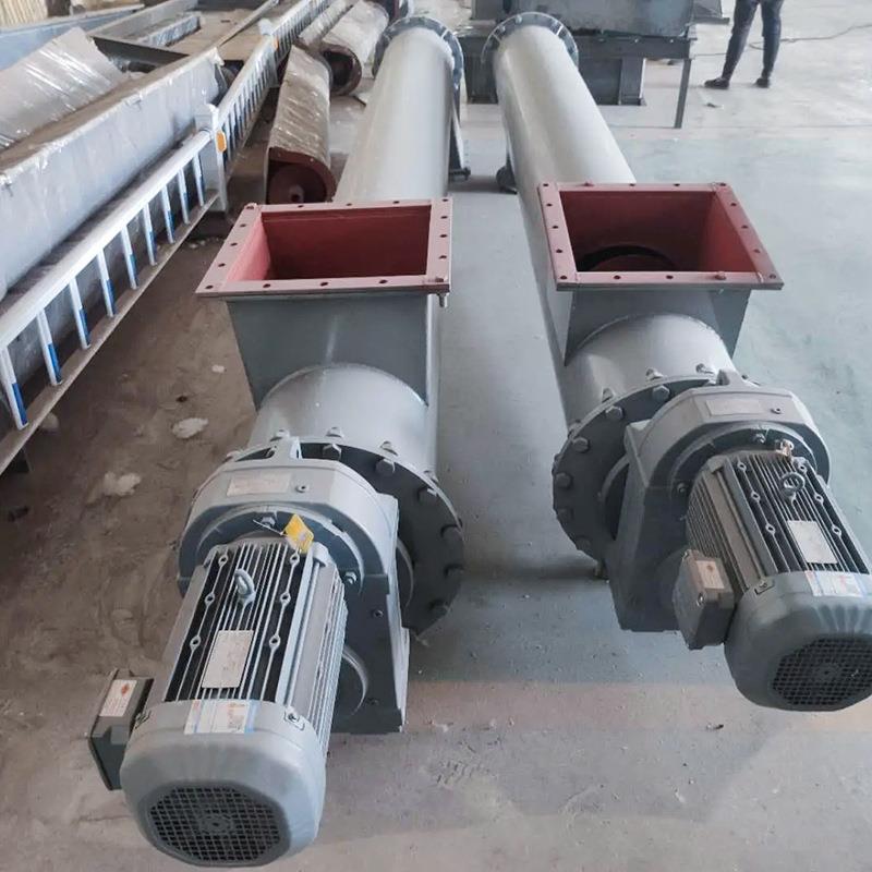 碳钢不锈钢有轴无轴蛟龙U型螺旋输送机管式上料机螺旋给料机 - 图1