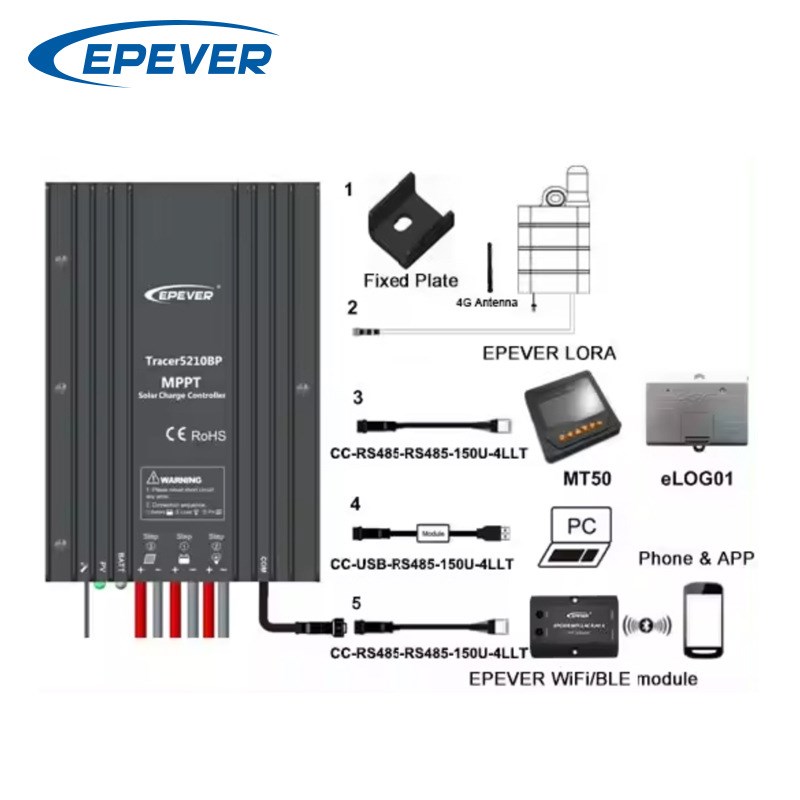 EPEVER MPPT太阳能控制器 Tracer7810BP 路灯控制器 - 图2