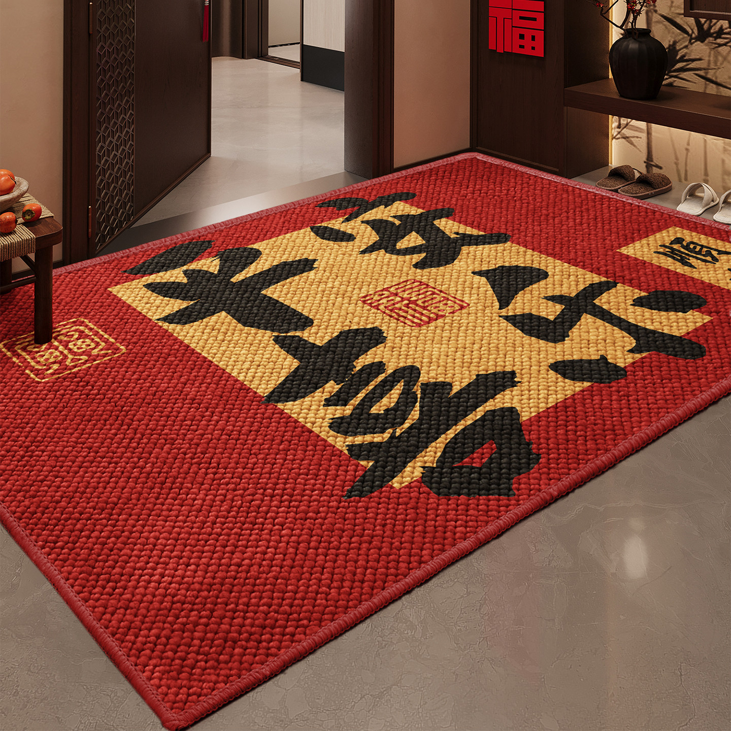 入户门地垫新款玄关大门进门脚垫高级感大颗粒新款防滑可定制地毯,淘宝优惠券,粉丝福利购,淘宝优惠卷