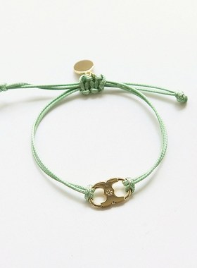 时尚工作服夜梦趣梦手y链梦慈善红绳情侣手链同款男女