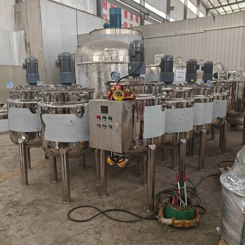 不锈钢油锅搅拌机厂家非标加热酱料冷却降温反应釜均质乳化罐 - 图2