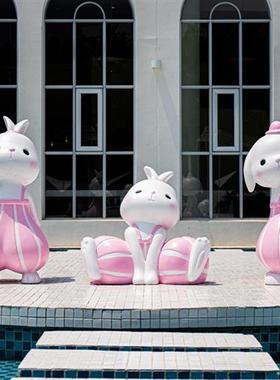 户外玻璃钢卡通垃圾分类雕塑摆件城市文化主题公园幼儿园公仔美陈