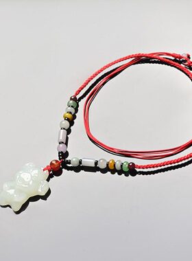 儿童款新疆玉佩宝宝和田玉十二生肖玉石挂件挂件吊坠玉坠生卡通肖