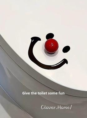 笑脸球马桶盖子升降器防脏手盖升降器马桶浴室翻转盖子配件装饰饰
