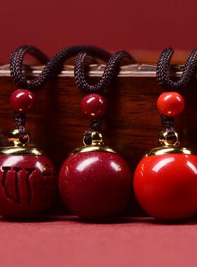 本命年装朱砂空心瓶随身福禄葫芦钥匙扣挂件吊坠嘎乌盒原石粉项炼