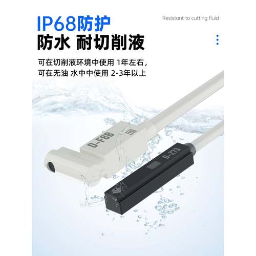 干簧管磁性接近开关感应电子式气缸传感器CS1-j/D-A93二三线D-M9B - 图0