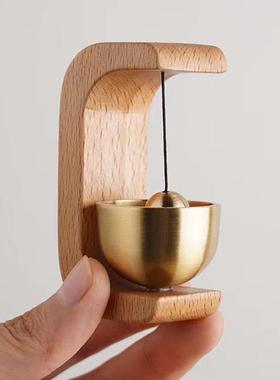 多巴胺门铃吸门式入户风铃进门开门提醒铃铛乔迁礼物冰箱磁吸挂饰