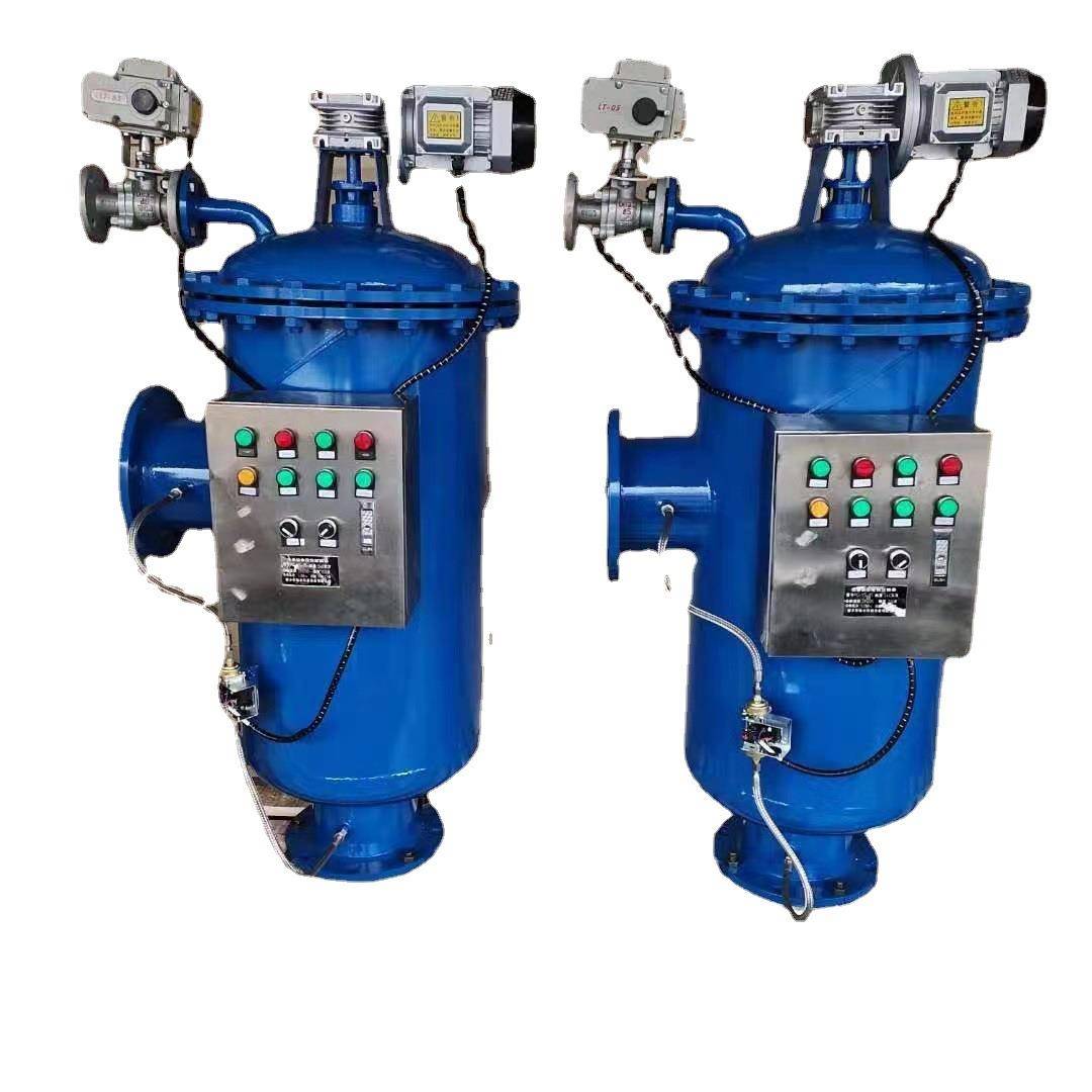 立式自清洗网式过滤器在线自动反冲洗排污过滤器水处理设备 - 图3