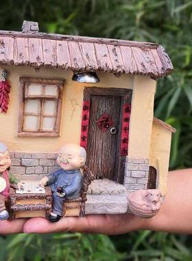 创意家居装饰品情侣人物小夜灯工艺品客厅摆件卧室现代简约礼物