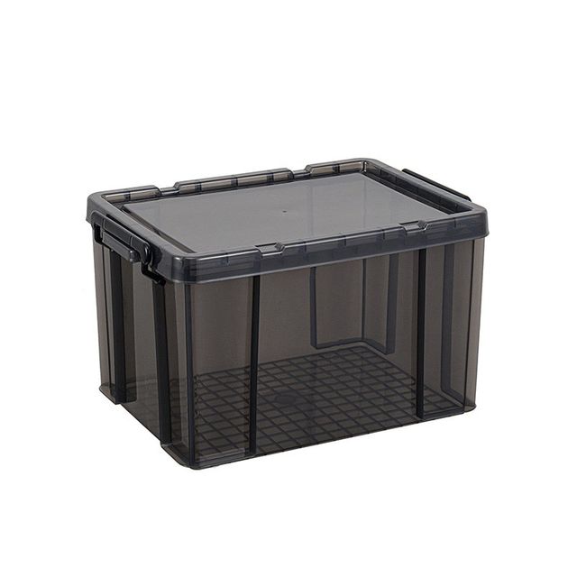 Export compression-resistant Japanese transparent storage box sorting box storage plastic thickened rectangular large turnover