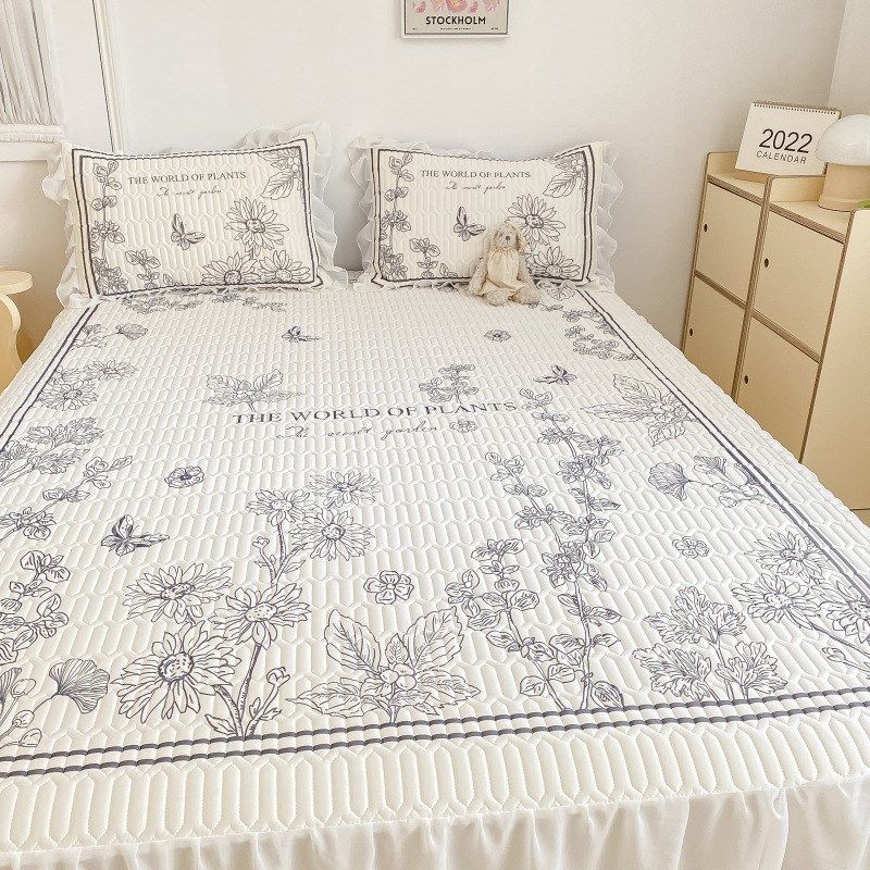 可机洗水洗加厚乳胶硅胶夏季冰丝凉席床垫夏凉被四件套枕套三件套,淘宝优惠券,粉丝福利购,淘宝优惠卷