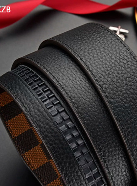 皮带男2026头层牛皮自动扣不带头