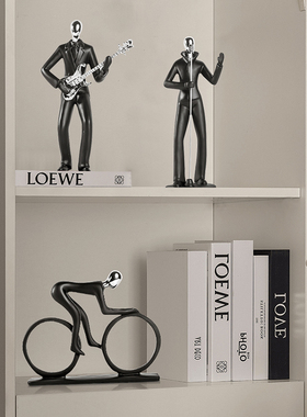 现代简约运动人物装饰品s摆件家居客厅酒柜电视柜书房办公室工艺