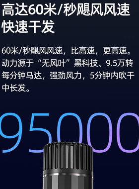 JRL鹰堡2020H超轻理发店速干专业不伤发吹风机负离子大功率电吹风