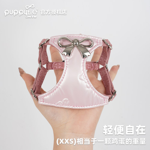 puppytie宠物胸背牵引绳不勒脖外出遛猫神器宠物狗狗胸背带溜猫绳 - 图2