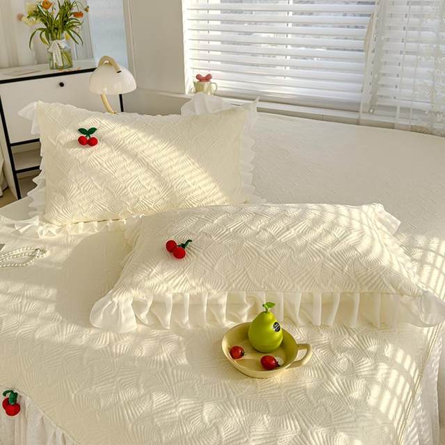 Princess Style Ice Doodle Cool Mat Three-piece Set Machine Washable 2025 New Summer Ice Silk Mat Soft Mat Summer