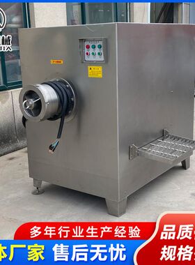 鲜肉冻肉绞肉机 火锅丸子水饺包子馅料搅碎机 肉制品加工设备