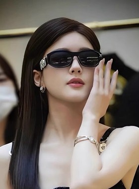 赵露思同款猫眼墨镜高级感显瘦