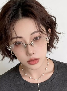 GM千禧风无框防紫外线墨镜