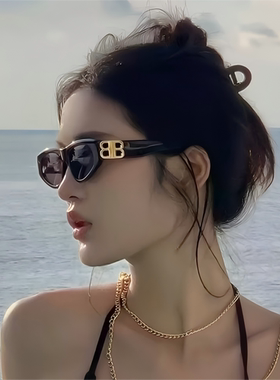 2025新款双B欧美风猫眼太阳眼镜
