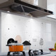 Kitchen oil-proof stickers are waterproof and dirt-resistant, high temperature resistant and removable