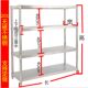 Stainless steel household kitchen storage rack microwave oven floor-standing 4-layer shelf storage material rack storage rack storage rack