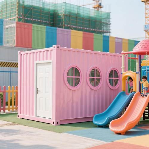 经济型集装箱房屋 模块化商业店铺宠物房快闪店 网红设计 - 图0