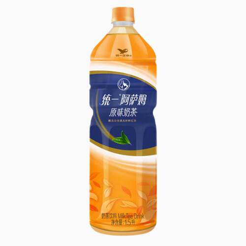 统一阿萨姆原味奶茶1.5L*6瓶/整箱包邮办公室下午茶大瓶畅饮yb - 图3