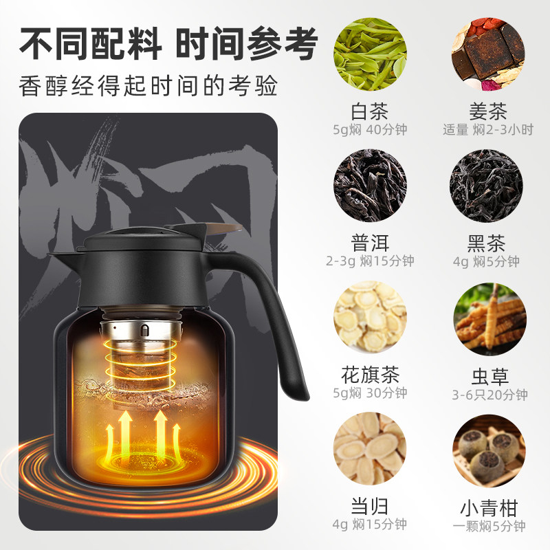 苏泊尔焖茶壶保温壶男女士家用保温水壶大容量316L不锈钢暖热水瓶,淘宝优惠券,粉丝福利购,淘宝优惠卷