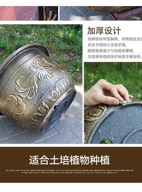 特大号花盆树脂加厚仿陶瓷铁树大花盆 超大果树阳台庭院种树花盆
