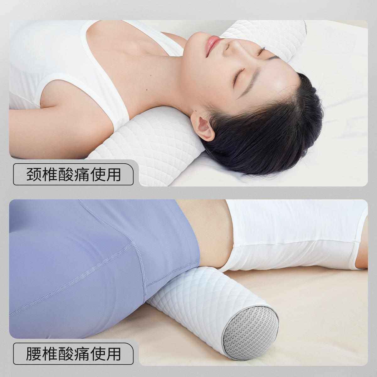 颈椎枕头护颈椎助睡眠全荞麦壳枕芯圆柱硬加热敷成人睡觉专用颈枕,淘宝优惠券,粉丝福利购,淘宝优惠卷