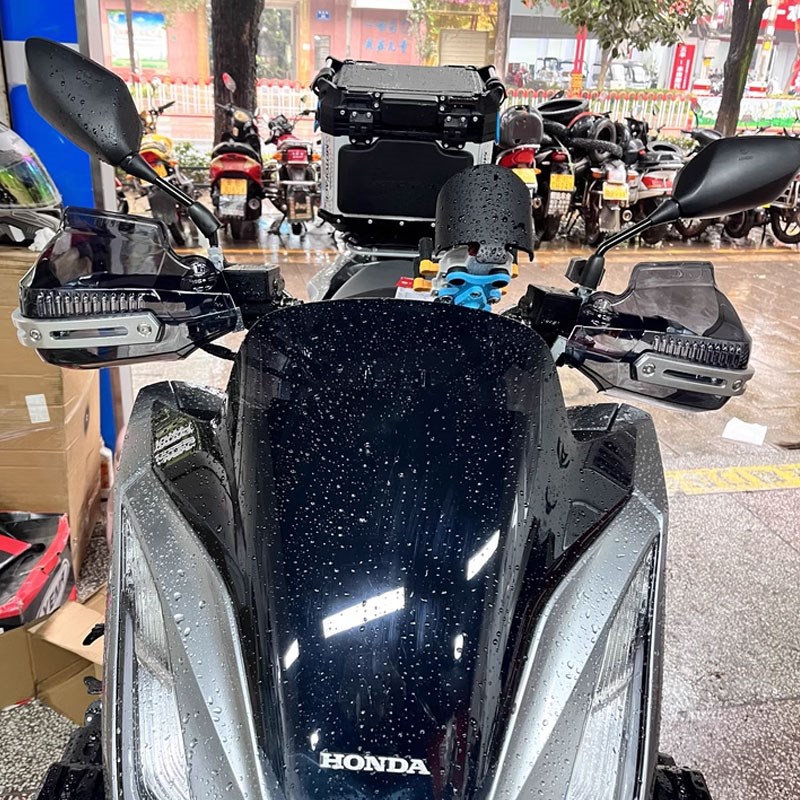 适用于光阳RcingX1 KRV1 弯道1动丽1改装车把挡风护手罩 - 图2