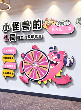 企业互动文化墙趣味转盘