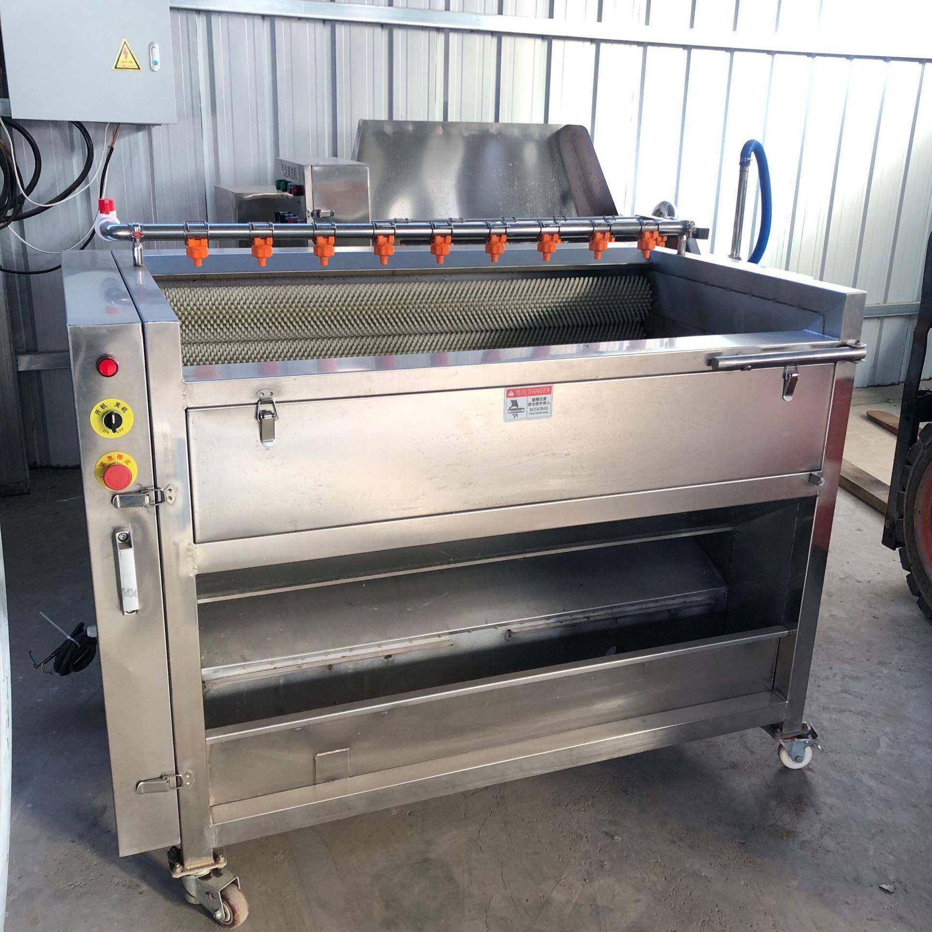 青萝卜毛刷清洗机商用阳芋清洗机预制菜加工玉藕清洗去皮一体机,淘宝优惠券,粉丝福利购,淘宝优惠卷