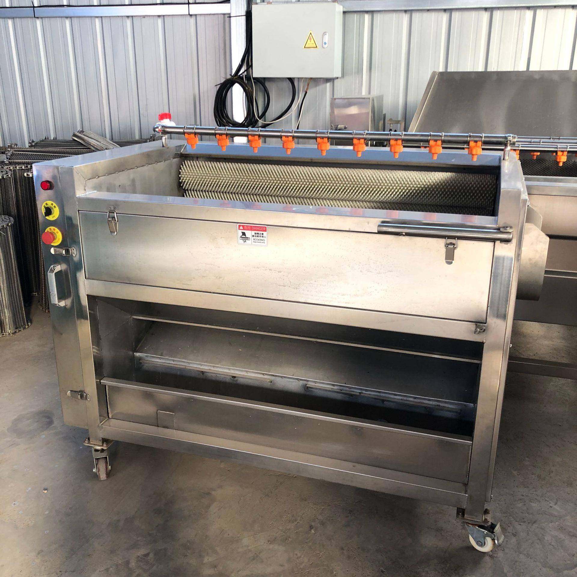 青萝卜毛刷清洗机商用阳芋清洗机预制菜加工玉藕清洗去皮一体机,淘宝优惠券,粉丝福利购,淘宝优惠卷