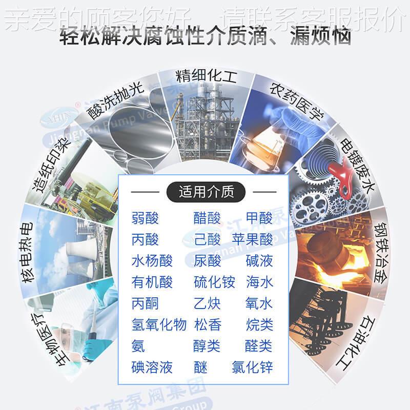 JIH3无2-2-200耐腐蚀不锈0心钢离泵 DMI泄漏排污防腐蚀水泵 - 图0