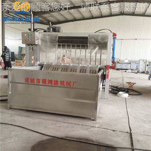 总度FHD100两米四的长锈猪脱毛机 不钢烫猪浸池 全自动猪褪毛设备 - 图1