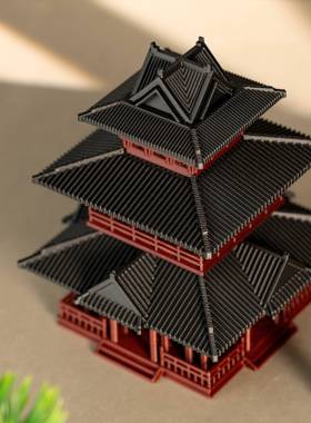 采购产品微景观景观造景，古风建筑摆件，假山，水陆池，奇石盆景