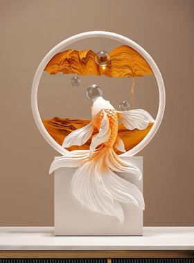 流沙画 画摆件轻奢高档客厅玄关电视柜酒柜装饰品高级感乔迁新居