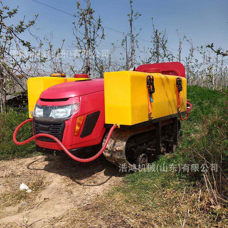 履带遥控打药机农药高压喷雾器自走式多功能打药车果园打药机 - 图0