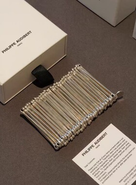 青岛出口法式弹力绳宽手镯几何个性气质高级感小众设计手镯