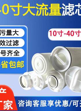 40寸水处理保安过滤器滤芯大流量滤芯大通量折叠滤芯3M派克颇尔款