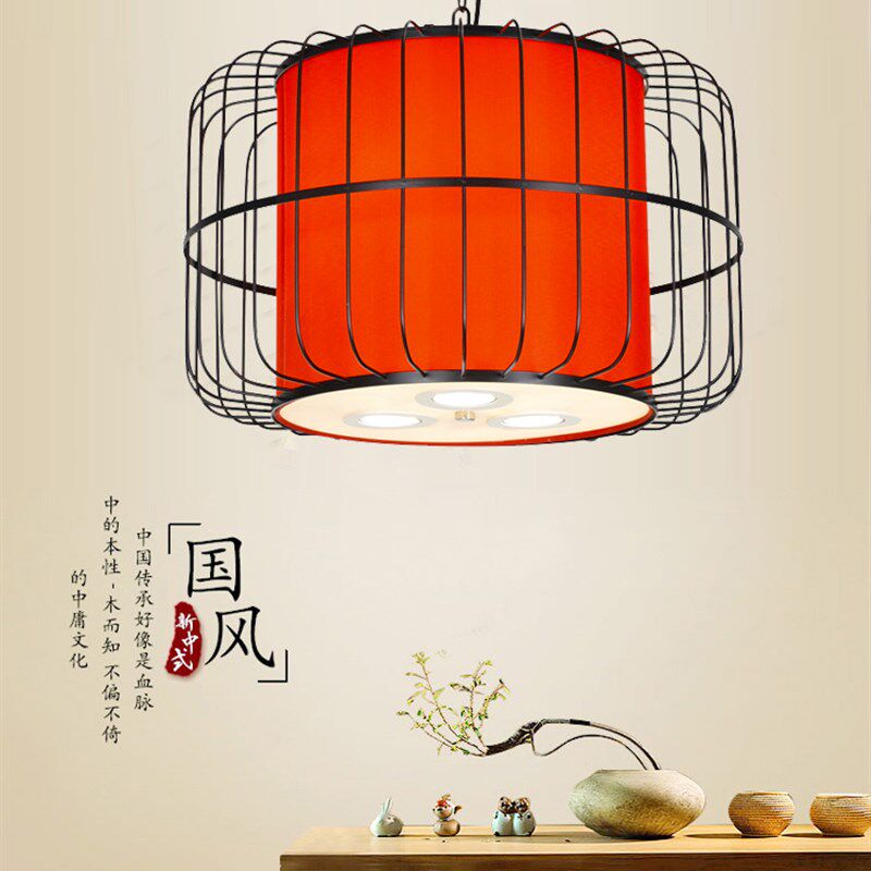 中式吊灯餐厅饭店灯火锅店灯笼吊灯带射灯国朝风灯茶楼过道走廊灯,淘宝优惠券,粉丝福利购,淘宝优惠卷