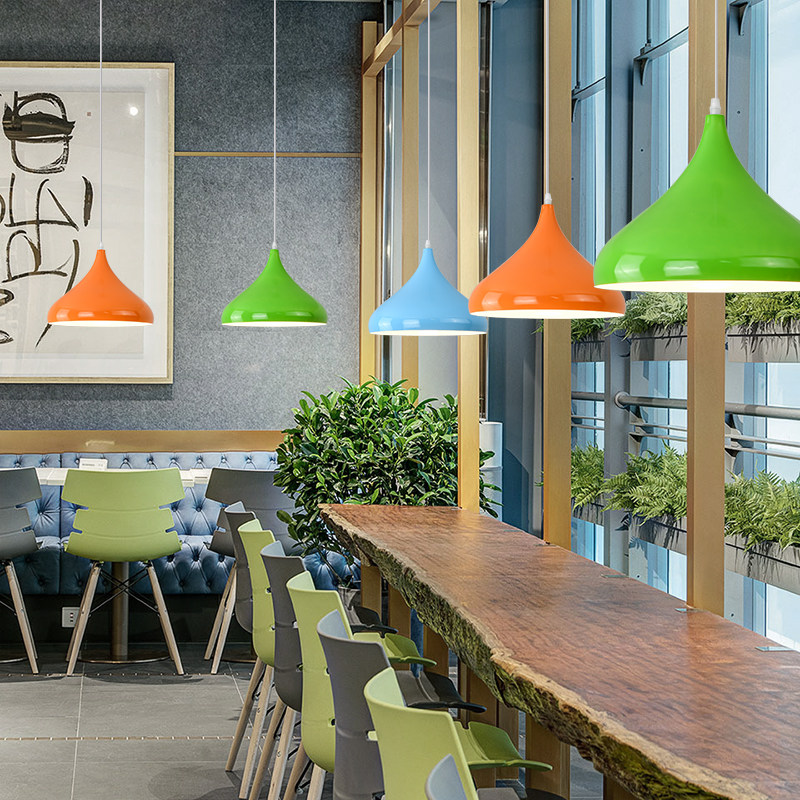 简约复古工业风餐厅吧台火锅店店铺商用灯具创意单头铁艺锅盖吊灯,淘宝优惠券,粉丝福利购,淘宝优惠卷