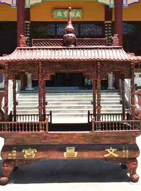 大型寺庙铸铁香炉厂家宗祠寺院道观陵园长方香炉定制香炉用品